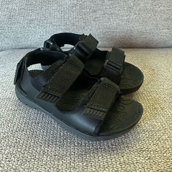 Zara Other - Zara Toddler Black Velcro Technical Sandals Size 22 / 6.5 US